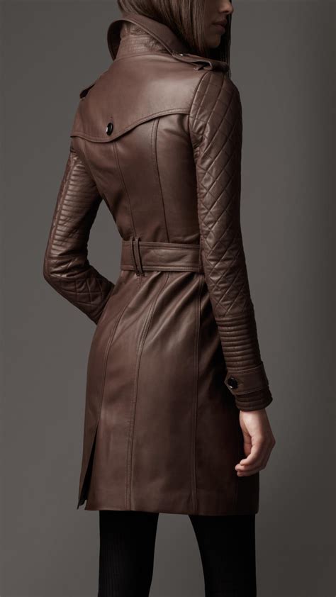 burberry quilts brown|Burberry coats for women.